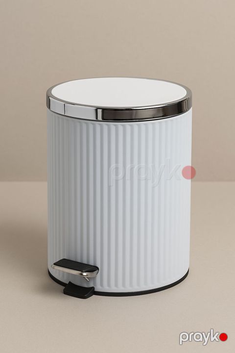 Zibil qabı pedallı 2101, ağ, 3 L — Bakı