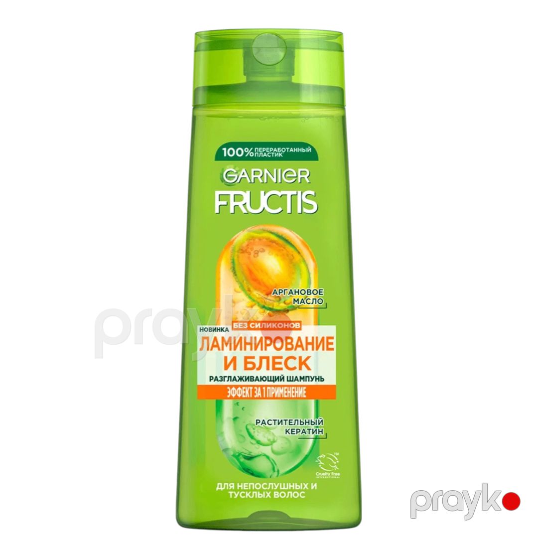 Şampun Garnier Fructis Laminasiya və Parıltı 400 ml — Mallar, Bakı