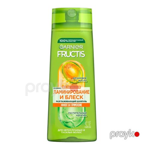 Şampun Garnier Fructis Laminasiya və Parıltı 400 ml — Bakı