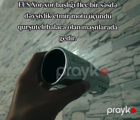 EUS Xor-xor səs başlığı (egzoz ucu) Endırım Olacaq 15manta — Bakı