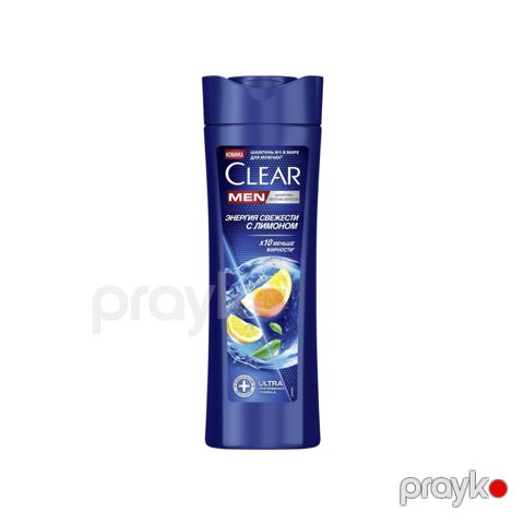 Şampun Clear Men Энергия свежести с лимоном, 380 ml — Bakı