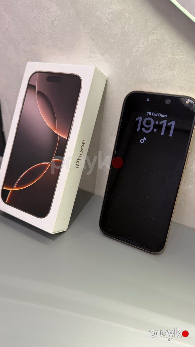 Apple iPhone 16 Pro Desert Titanium 256GB/8GB — Smartfonlar, Bakı (2)