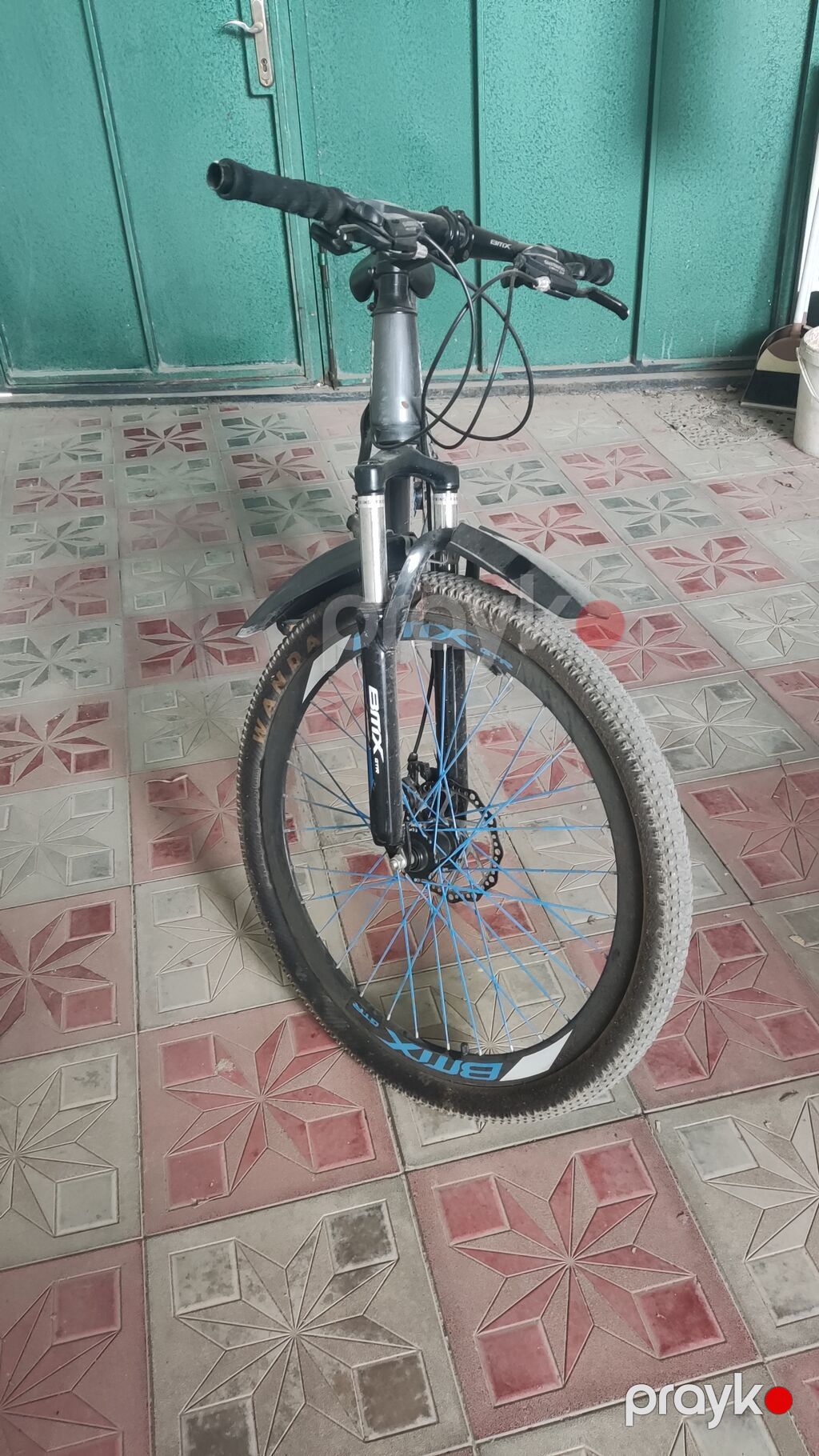 BMX GTR dağ velosipedi - Güclü alüminium tipli çərçivə, qara-boz — Dağ velosipedləri, Digah (3)