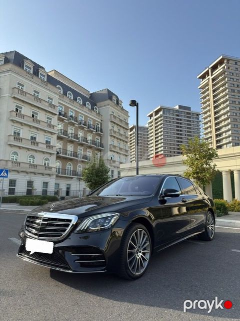 Mercedes S 450 4MATIC, 3.0 L, 2018 il, 91 000 km — Bakı