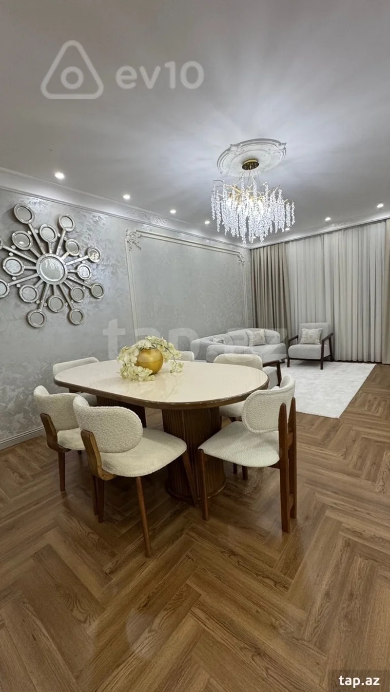 3 otaqlı mənzil, 110 m², Tblisi pr — kirayə — Bakı