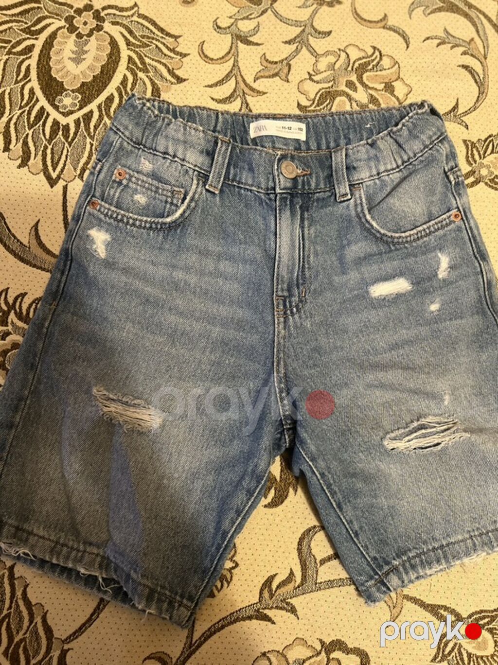 Zara markalı uşaq cins şortu. Ölçüsü 11–12 yaş / 152 sm seliqeli — Uşaq geyimi, Bakı (2)