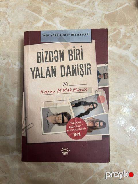 Məhsul: Kitab – “Bizdən biri yalan danışır” Müəllif: Karen M. McManus — Bakı