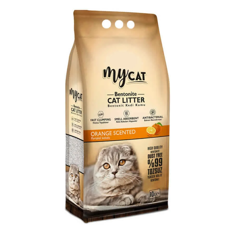 My Cat portağal ətirli pişik qumu, 10 l — Bakı