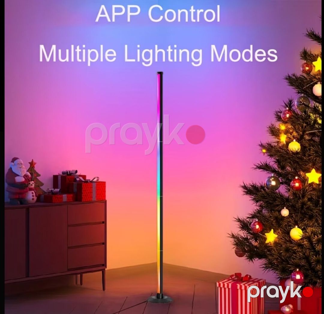 RGB LED künc döşəmə lampası — İşıqlandırma, Bakı (5)