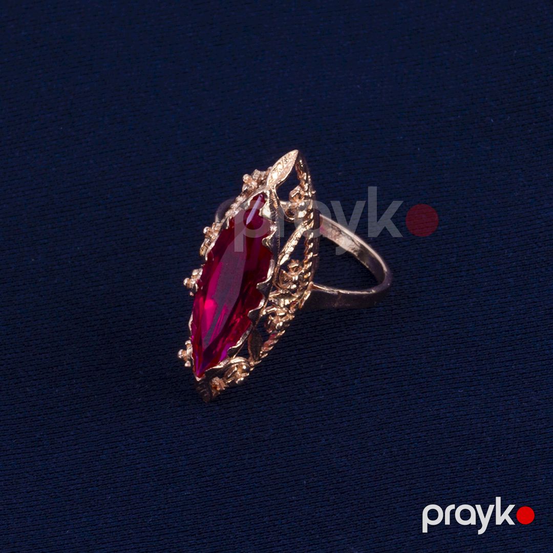 Qızıl üzük Azgold 533 qızılı — Mallar, Bakı (2)