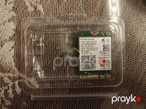 Intel Wi‑Fi 6E/Bluetooth modulu – Model: AX210NGW - Forma amili: M.2 — Bakı
