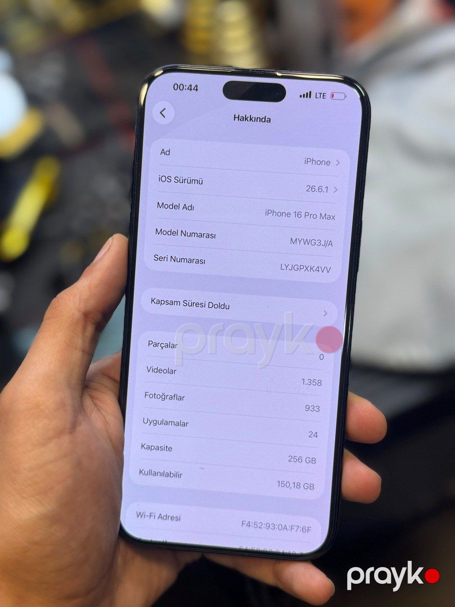 Apple iPhone 16 Pro Max Black Titanium 256GB/8GB — Smartfonlar, Bakı (4)