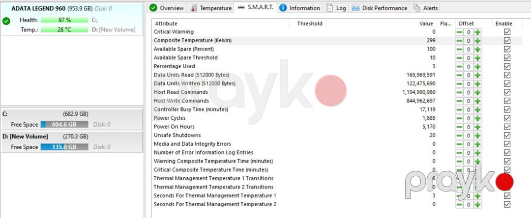 Ssd Adata legend 960 1tb 7400mh/s — Kompüterlər və noutbuklar, Bakı (2)