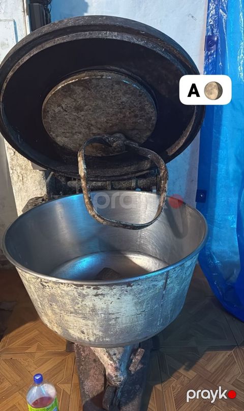Soba üstü “sac qazan” tipli çörək/pide bişirmə qurğusu - Ağırdöymə