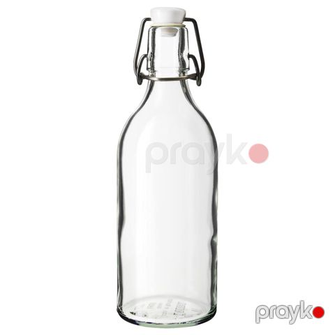 Butulka probka ilə IKEA Korken, 500 ml, şüşə, şəffaf — Bakı