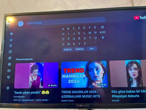 Şivaki smart 82 ekran 180 AZN qiymət sondu az işlənib çox təcilu — Televizorlar