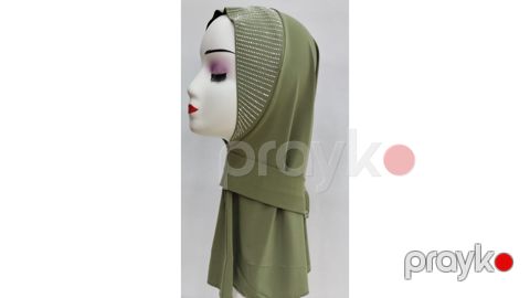 Hicab 2228978, laykra/trikotaj, xaki — Bakı
