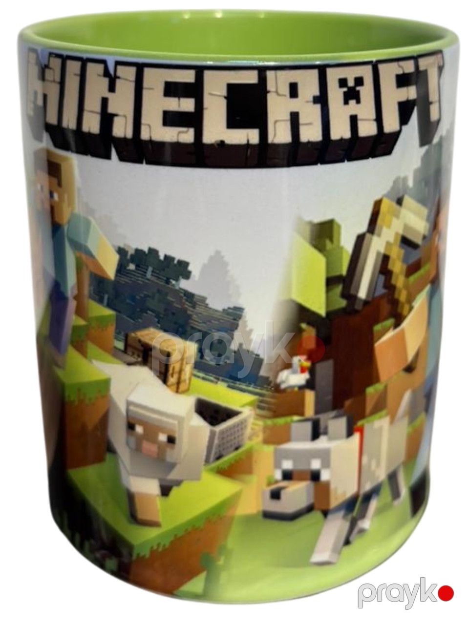 Krujka Minecraft, keramika, yaşıl, 200 ml — Mallar, Bakı (2)