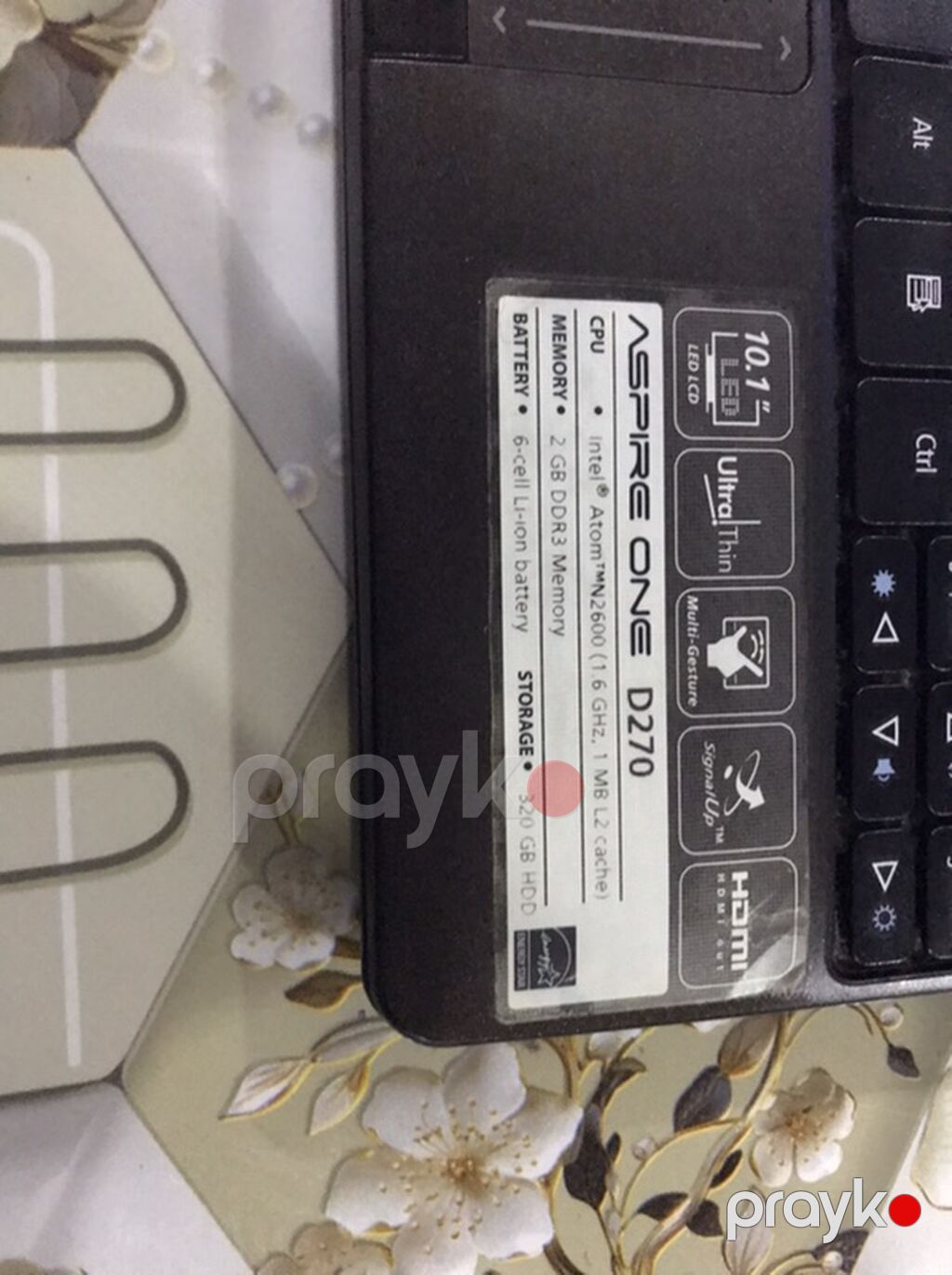 Acer Aspire One D270 netbuku Xüsusiyyətlər: - Ekran: 10.1" LED — Acer, Digah (8)