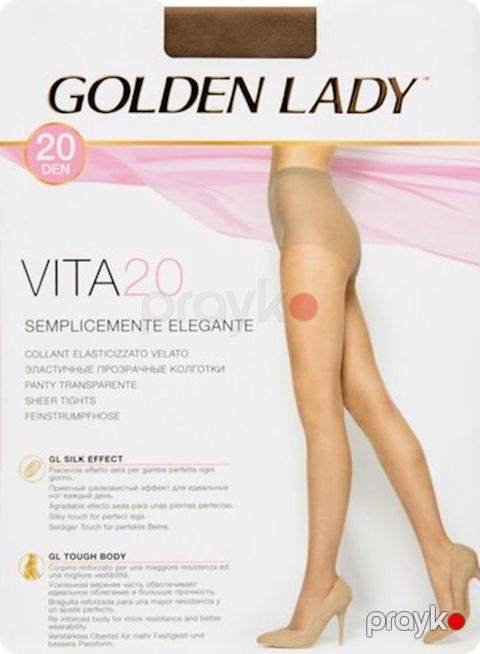 Kolqotqa Golden Lady Vita, 20den, ölçü 4(L), Daino, mis çalarlı qaralma — Bakı