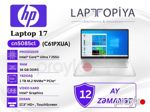 HP Laptop 17-cn5085cl C61PXUA — Bakı
