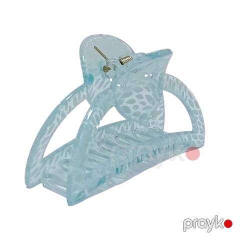 Saç üçün sıxac 7643_4, mavi, 9sm — Bakı
