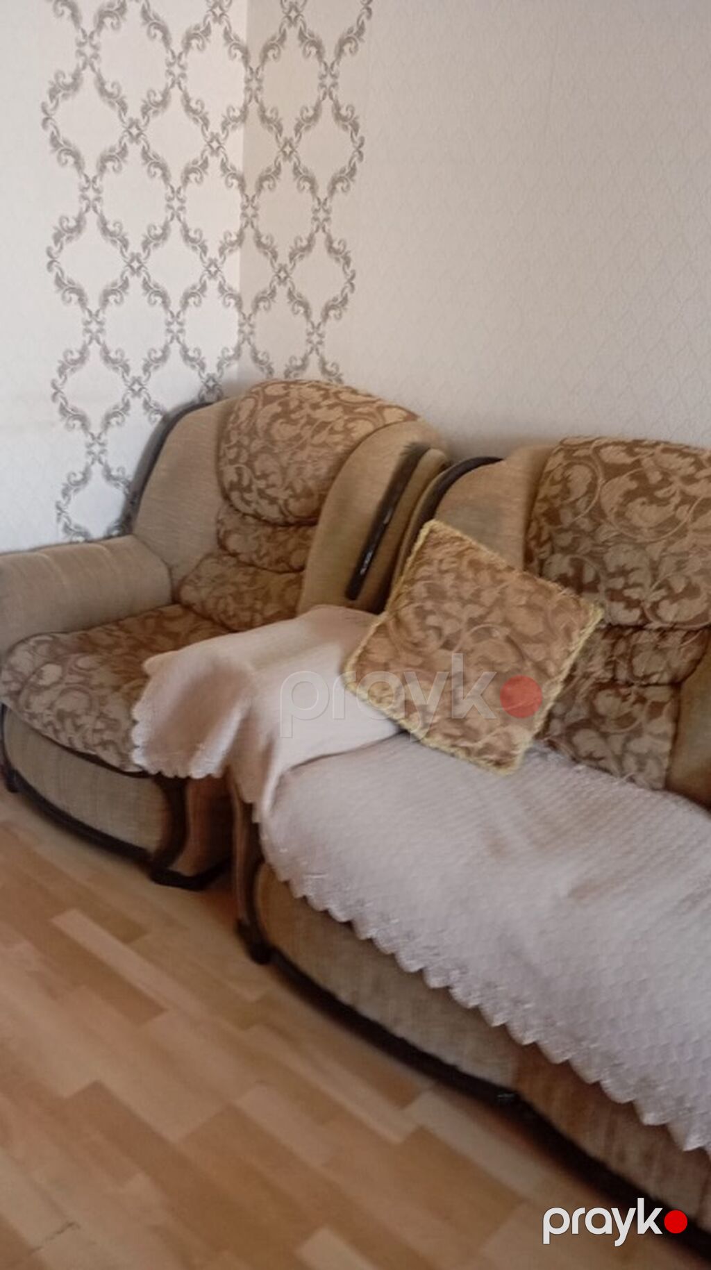 Klassik üslubda yumşaq mebel dəsti - Tərkib: 3 nəfərlik divan və 2 — Yumşaq mobilya dəstləri, Bakı (5)