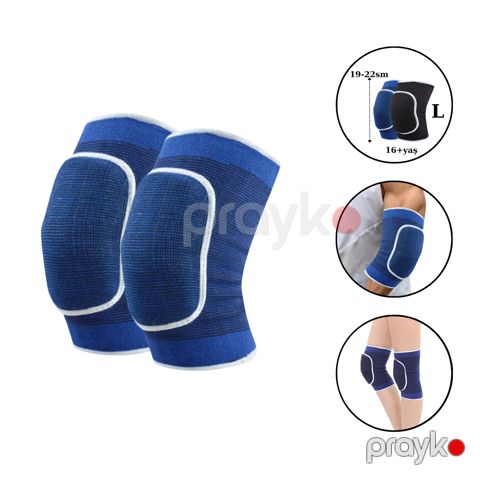 Diz qoruyucusu Sanjiu 5999 19-22 sm, 16+ yaş, L, polyester, mavi — Bakı