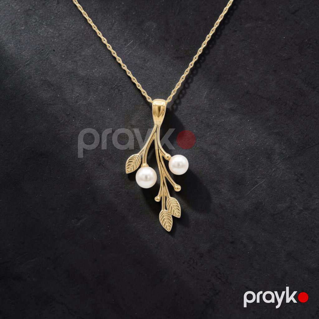 Boyunbağı qadınlar üçün 10454, qızıl 585 əyar VJ304773 — Mallar, Bakı (3)