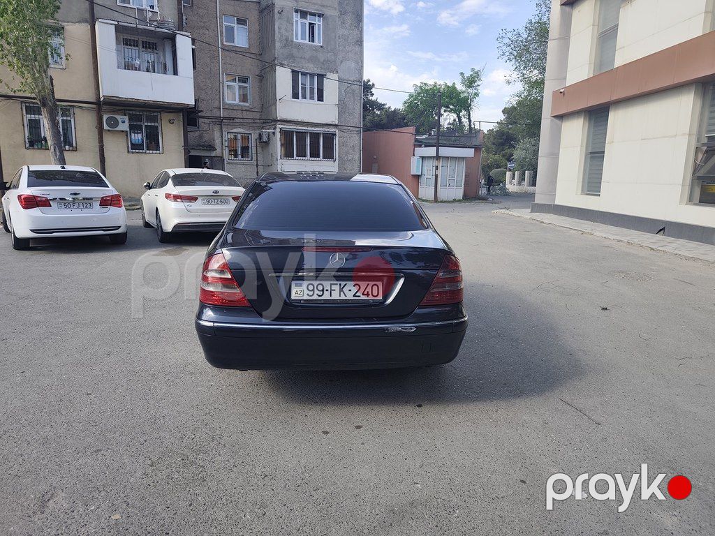 Mercedes E 240, 2.6 L, 2003 il, 302 000 km — Avtomobillər, Sumqayıt (7)