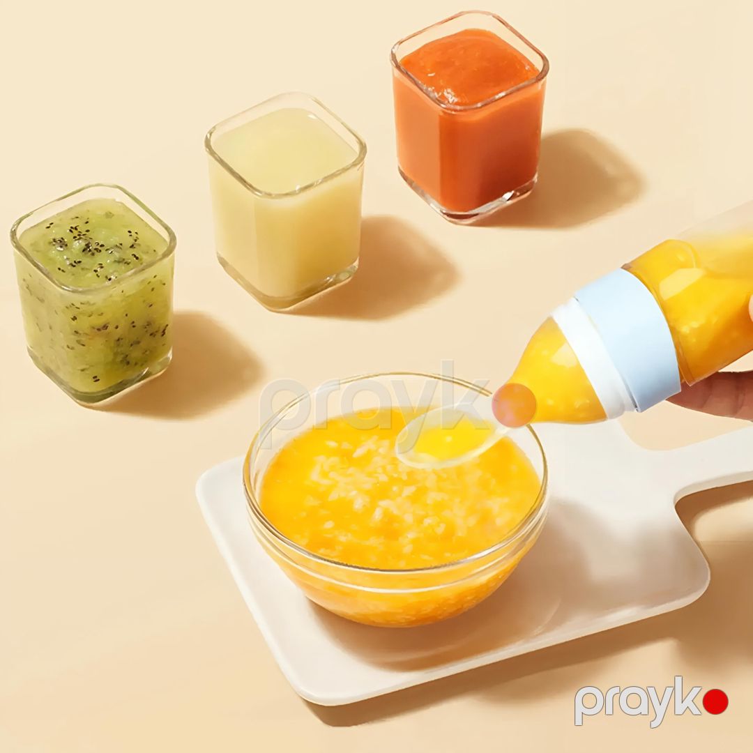 Uşaq bəslənmə butulkası 13776868, qaşıqlı dozatorla, 0+ ay, silikon, 120 ml — Mallar, Bakı (2)
