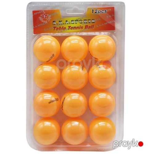 Ping-pong üçün top dəsti, 12 əd, sarı - WS0867 — Bakı