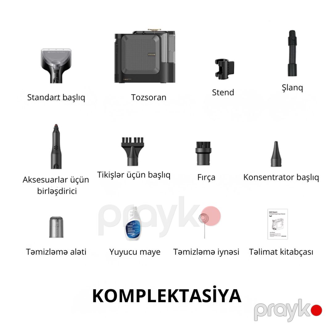 Xalça üçün buxarlı-yuyucu aparat Dreame N20 — Ev texnikası, Bakı (7)