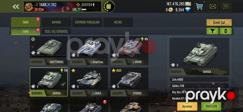 Oyun hesabı – Tank Battle/War simulyatoru (LVL 77) - Hesabda çoxsaylı — Bakı