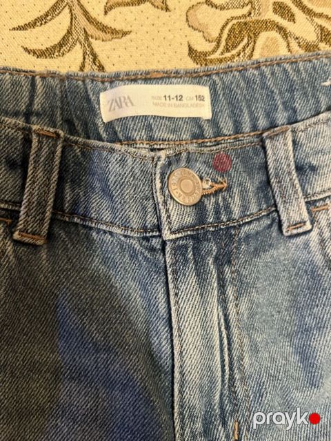 Zara markalı uşaq cins şortu. Ölçüsü 11–12 yaş / 152 sm seliqeli — Bakı