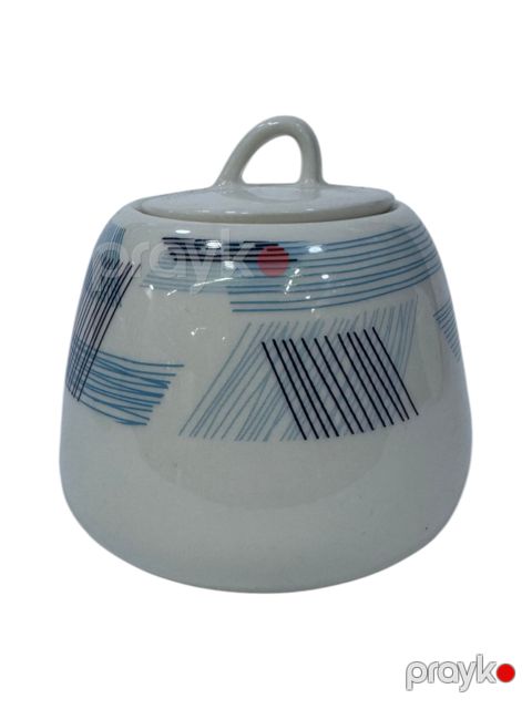 Şəkər qabı Danny Home, keramika, ağ/göy, 300 ml — Bakı
