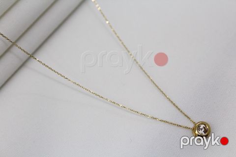 Boyunbağı qadınlar üçün No Brand 0402, qızıl 585 əyar — Bakı
