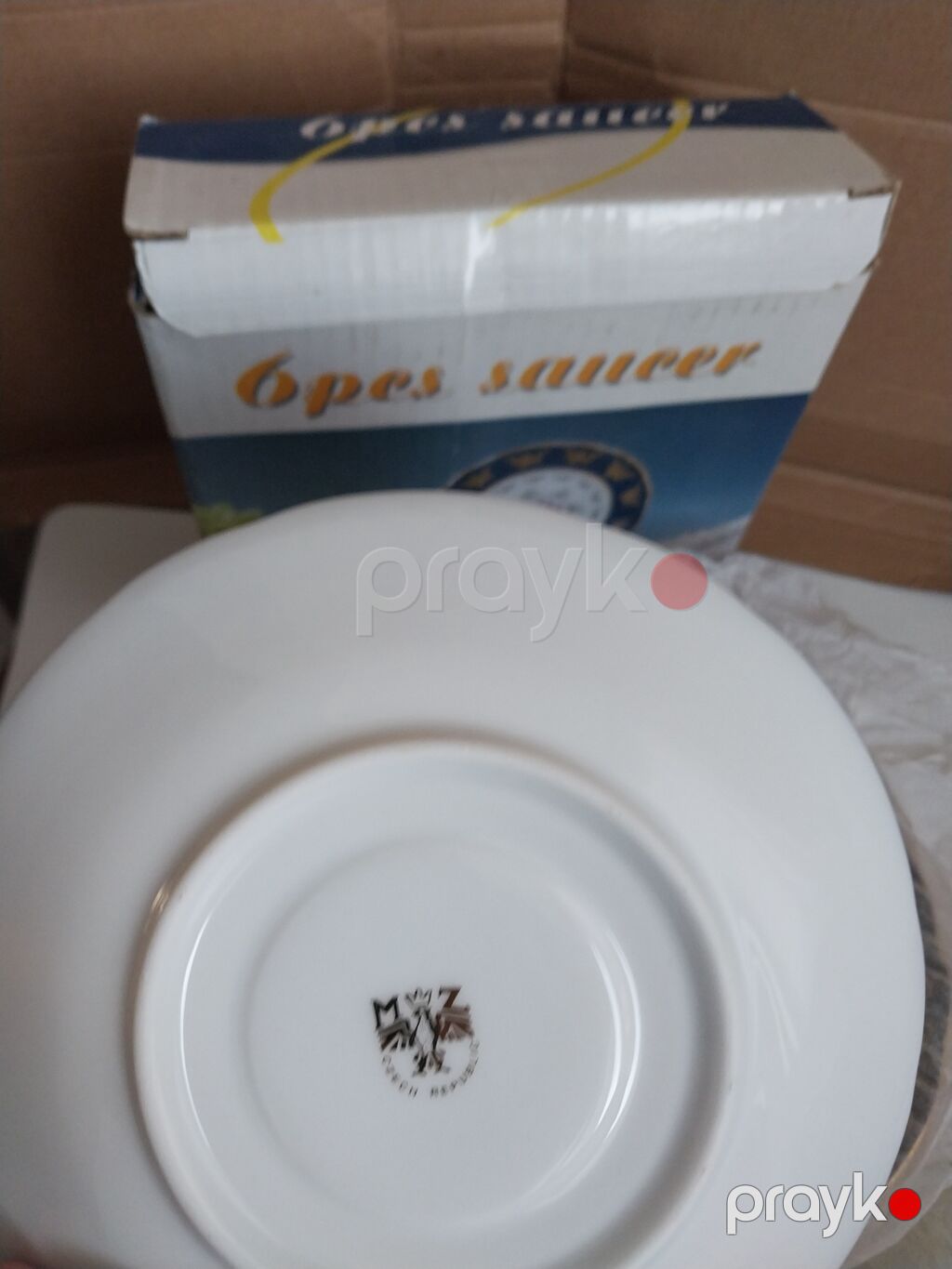 MZ Czech Republic marka qab dəsti – 6 ədəd sous boşqabı (6 pcs — Süfrə qabı, Bakı (3)