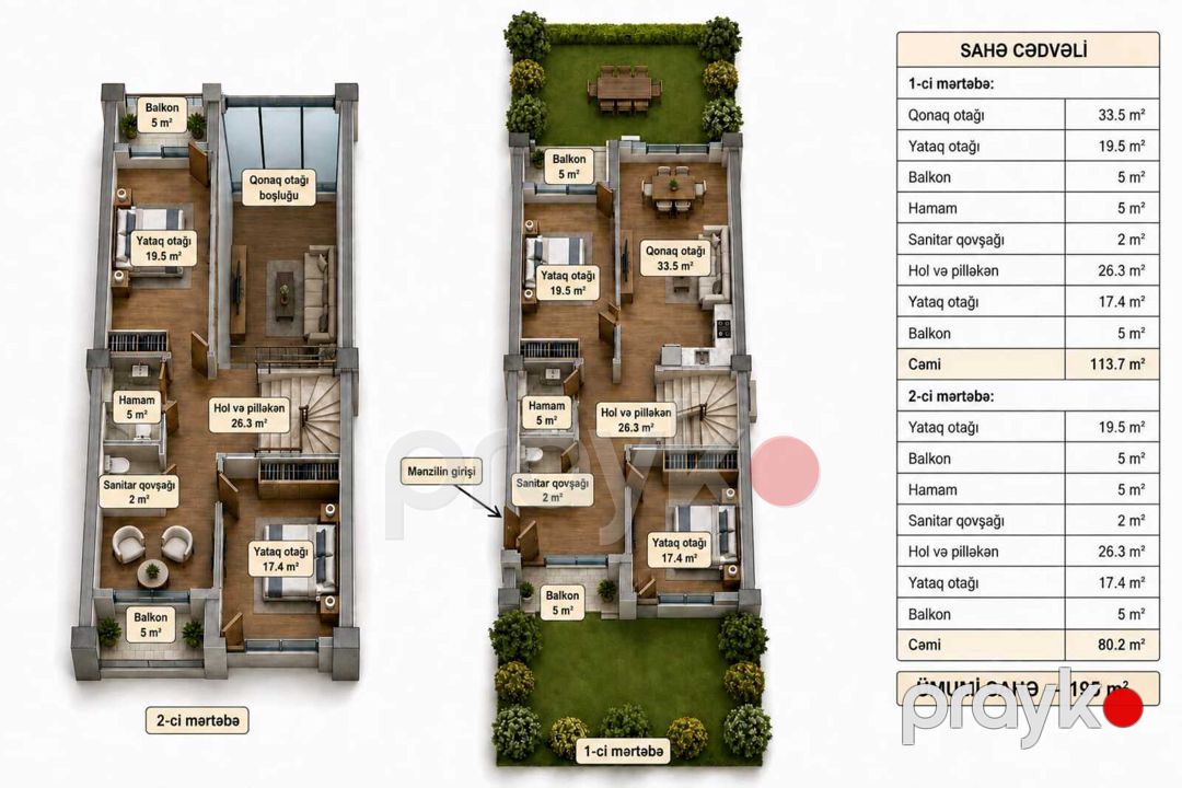 Satılır 5 otaqlı yeni tikili 136 m² — Mənzil, Bakı (6)