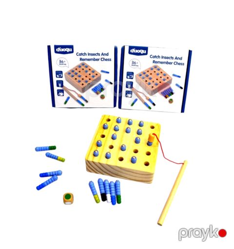 Taxta oyuncaq T20252725-15, rəngbərəng, 16x14.5x6 sm, 3+ yaş — Bakı
