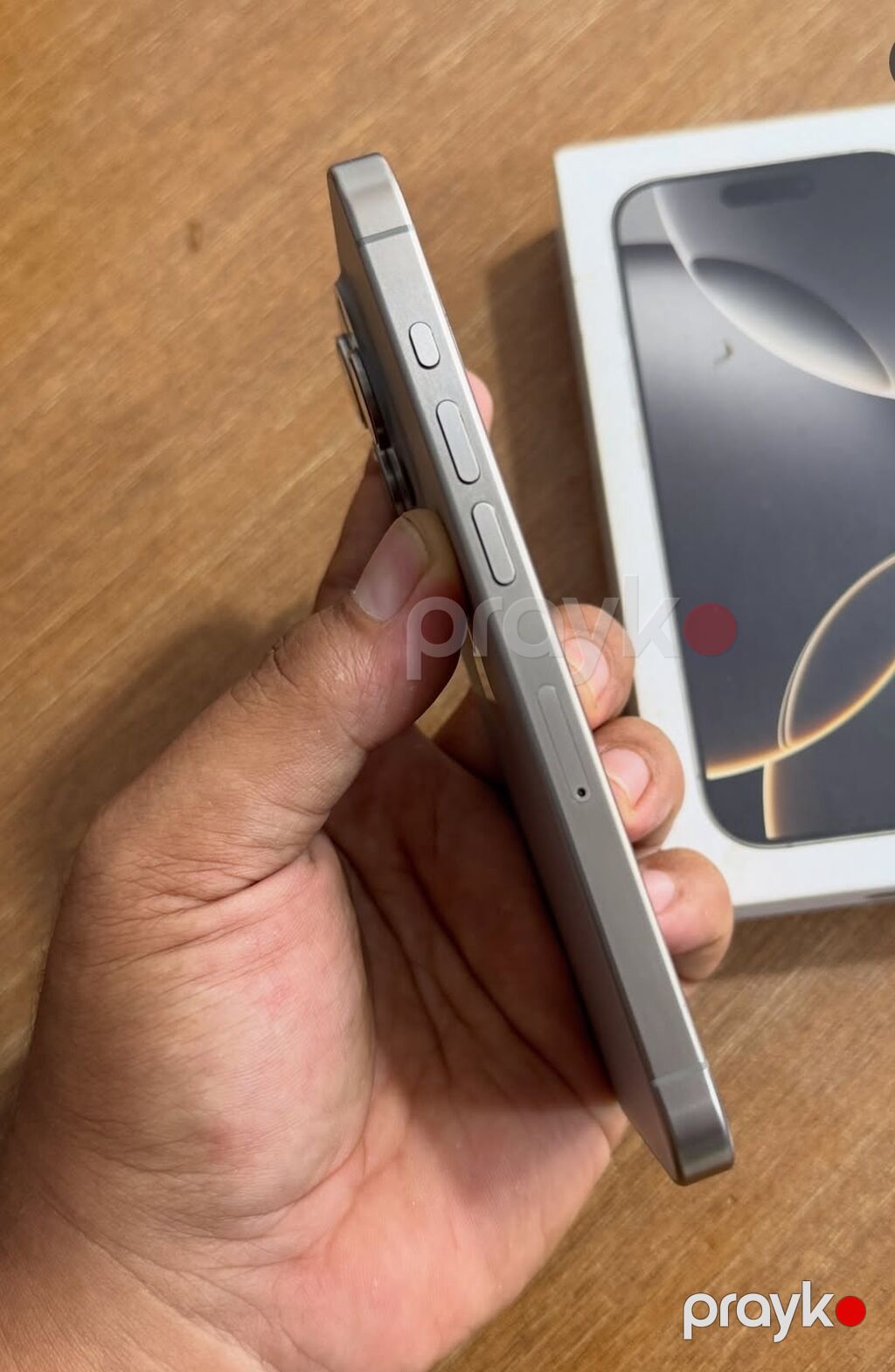 IPhone 15 Pro, 256 GB, Natural Titanium, Zəmanət, Simsiz şarj, Face ID — Apple iPhone, Digah (3)
