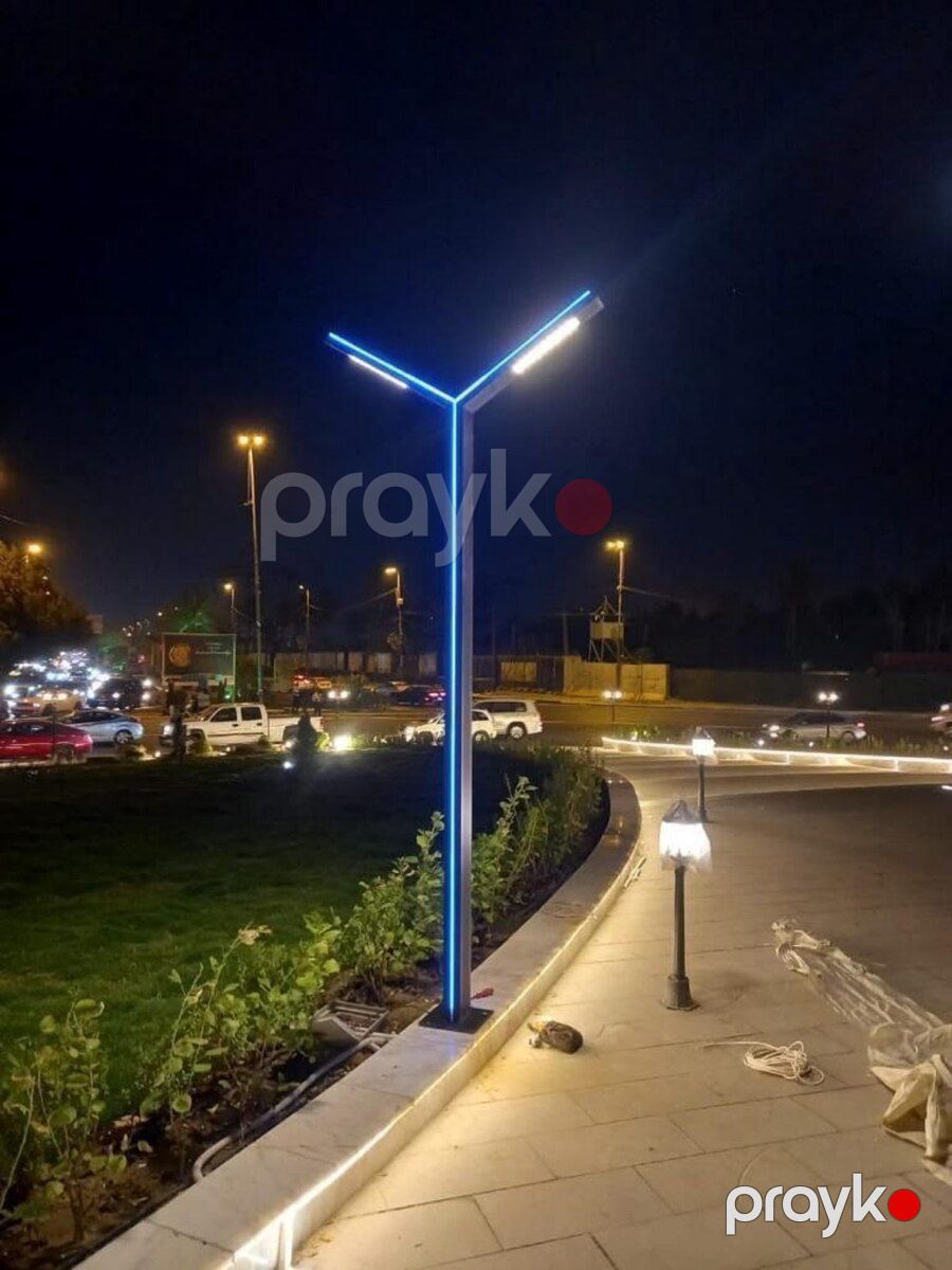 Baxça işıqları — İşıqlandırma, Bakı (2)