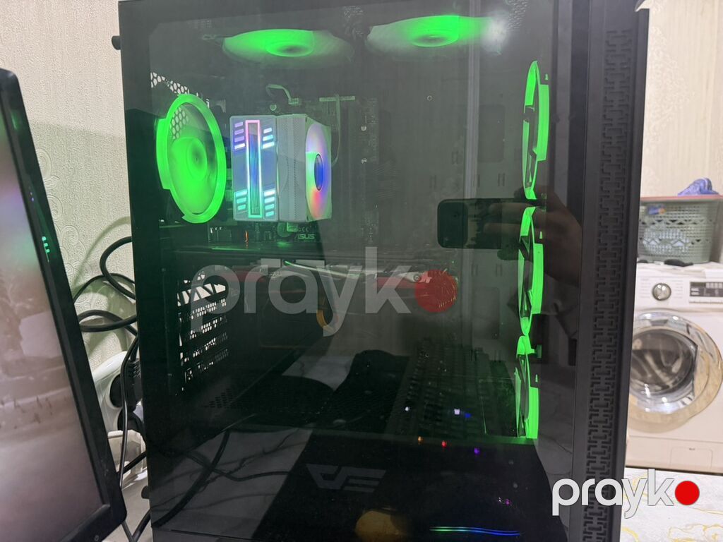 Oyun üçün yığılmış masaüstü PC seti Komponentlər: - Prosessor: Intel — Masaüstü kompüterlər, Bakı (3)