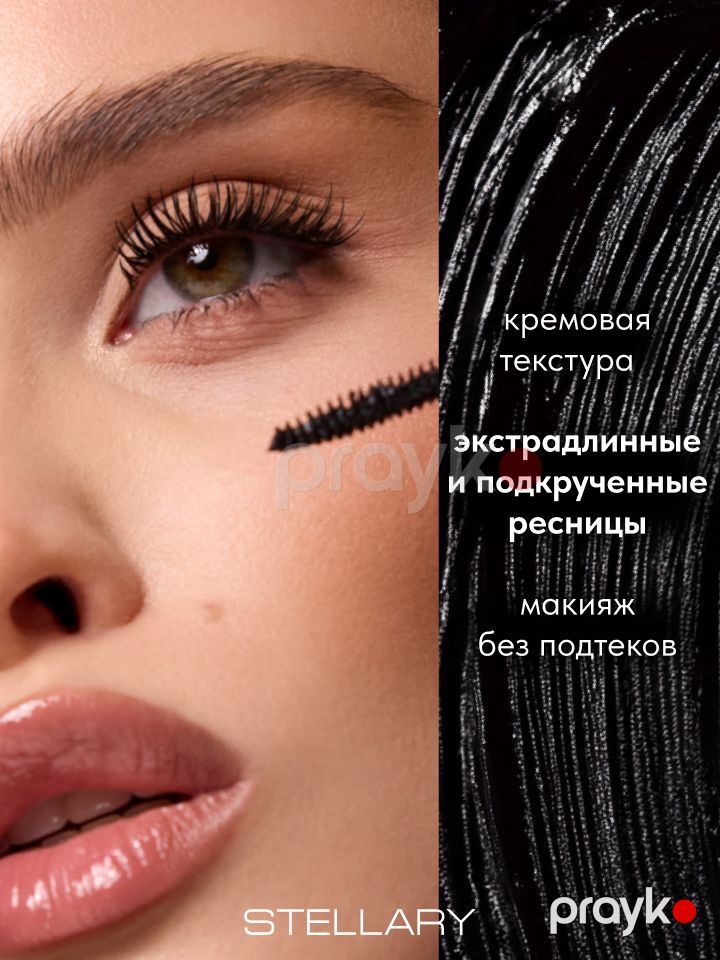 Kipriklər üçün tuş Stellary Long Privilege Mascara, qara, ton 01, 12 ml — Mallar, Bakı (3)