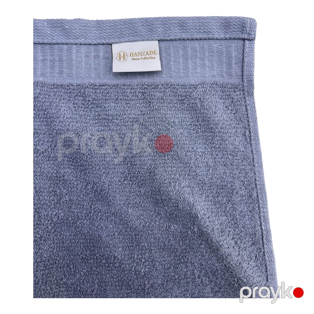 Bədən üçün dəsmal Hanzade, boz, pambıq/polyester, 70x140 sm — Mallar, Bakı (2)