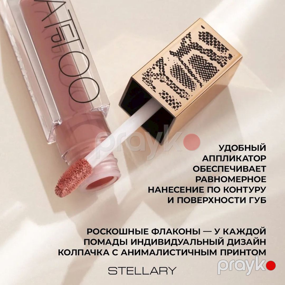 Maye dodaq boyası Stellary Long Lasting Matte Tattoo 02 Natural Nude 4.5 ml — Mallar, Bakı (3)
