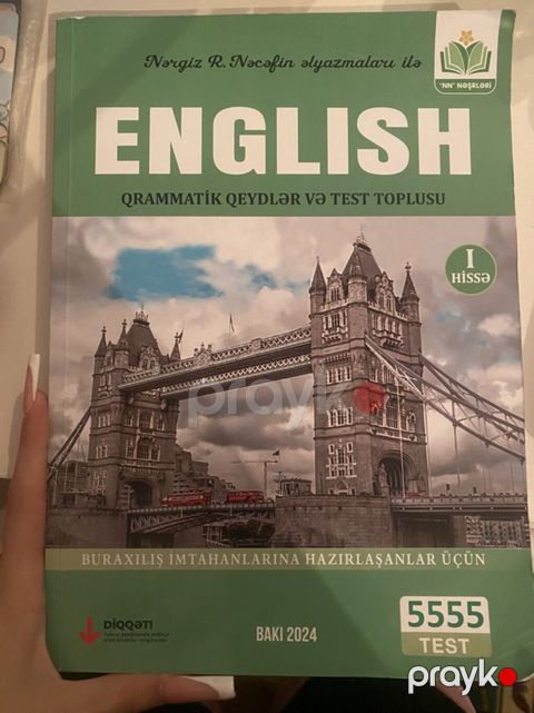 Məhsul: “English – Qrammatik qeydlər və test toplusu (I hissə)” — Bakı