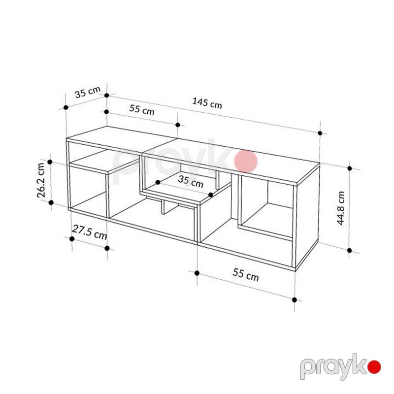 Tumba GlisMix 44,8 sm hündürlük 35 sm en 145 sm uzunluq - 3563_L-5GlisMix — Mallar, Bakı (2)
