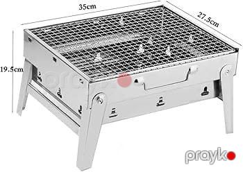 Mini manqal OP-4890, 35x19.5x27.5 sm — Mallar, Bakı (3)