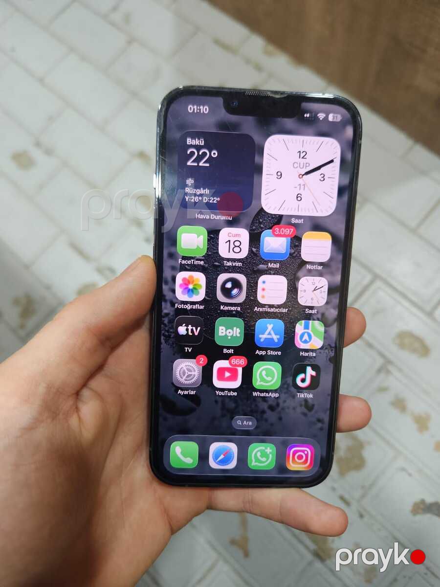 Apple iPhone 13 Pro Sierra Blue 256GB/6GB — Smartfonlar, Bakı (5)